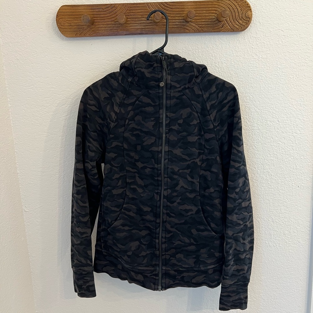 Lululemon Athletica Camouflage Hoodie - Black and Brown